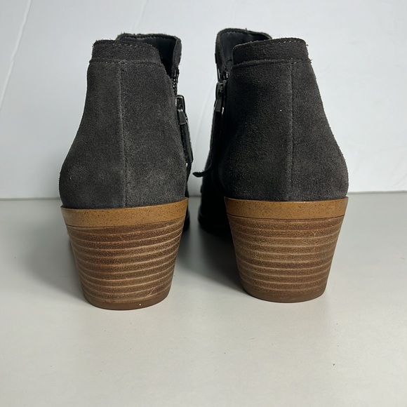 1. STATE Lola Gray Suede Studded Ankle Booties Women’s Size 8 - Picture 4 of 9
